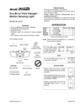 Heath Zenith SL-5512 User's Manual
