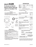 Heath Zenith SL-5310 User's Manual