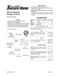 Heath Zenith SH-5525 User's Manual