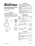 Heath Zenith SH-5311 User's Manual