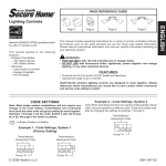Heath Zenith Secure Home 598-1347-00 User's Manual