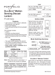 Heath Zenith PF-4290 Series User's Manual