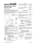 Heath Zenith SL-5309 User's Manual