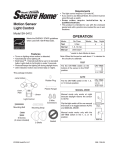 Heath Zenith SH-5412 User's Manual