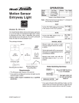 Heath Zenith SL-5610/15 User's Manual