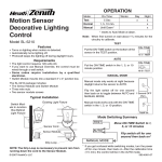 Heath Zenith SL-5210 User's Manual