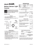 Heath Zenith BL-1800 User's Manual