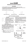 Heath Zenith 598-1119-07 User's Manual