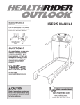 HealthRider HRTL89406.0 User's Manual