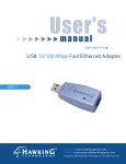 Hawking Technology USB 10/100 Mbps User's Manual
