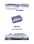 Hawking Technology CS152F User's Manual