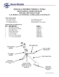 Havis-Shields C-TCB-4 User's Manual