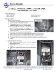 Havis-Shields C-VS-1200-EXPL User's Manual