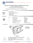 Havis-Shields 1996-2008 Crown Victoria Swing-Out Dash Monitor Mount S-DMM-XXX-CV-SO User's Manual