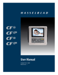 Hasselblad CF22 CF39 User's Manual