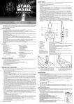 HASBRO Royal Naboo Starship Answering Machine 88-306 User's Manual