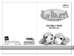 HASBRO Pup Pourri Barking Puppy 72475 User's Manual
