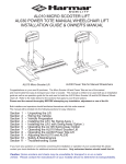 Harmar Mobility AL010 User's Manual
