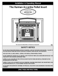 Harman Stove Company The Harman Accentra Pellet Insert User's Manual