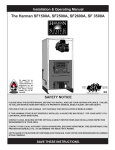 Harman Stove Company SF 3500A User's Manual