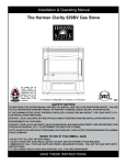 Harman Stove Company 929BV User's Manual