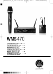 Harman Kardon WMS 470 User's Manual