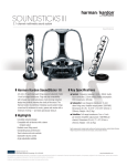 Harman Kardon SoundSticks III Product Information Sheet