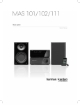 Harman Kardon MAS 101 User's Manual