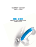 Harman Kardon HS 500 User's Manual