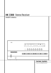 Harman Kardon HK 3380 User's Manual