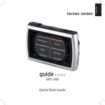 Harman Kardon GPS-500 User's Manual