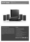 Harman Kardon BDS 7772 Specification Sheet