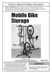 Harbor Freight Tools Mobile Bike Storage Product manual