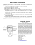 Harbor Freight Tools Kill A WattElectric Monitor Product manual