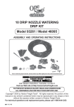 Harbor Freight Tools Drip Irrigation Kit Product manual
