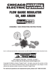 Harbor Freight Tools CO2/Argon Product manual