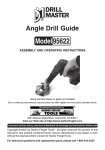 Harbor Freight Tools Angle Drill Guide Product manual