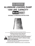 Harbor Freight Tools 94057 User's Manual