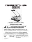 Harbor Freight Tools 93001 User's Manual