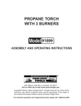 Harbor Freight Tools 91899 User's Manual
