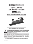 Harbor Freight Tools 91773 User's Manual