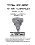 Harbor Freight Tools 90193 User's Manual