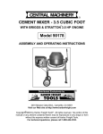 Harbor Freight Tools 90178 User's Manual