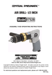 Harbor Freight Tools 7528 User's Manual