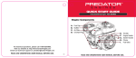 Harbor Freight Tools (212cc) Quick Start Guide