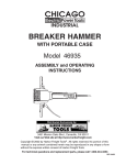 Harbor Freight Tools 46935 User's Manual