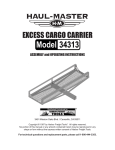 Harbor Freight Tools 34313 User's Manual