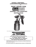 Harbor Freight Tools 32 oz. General Purpose Air Spray Gun Product manual