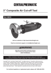 Harbor Freight Tools 3 in. High Speed Composite Air Cut_Off Tool Product manual