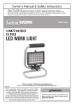 Harbor Freight Tools 28 LED Work Light Product manual